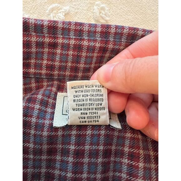 L.L. Bean Men's Casual Outdoor Plaid Button Down Shirt Shacket Large Gorpcore - Picture 5 of 8